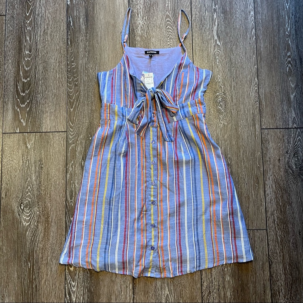 Express Tie Front Dress